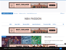 Tablet Screenshot of nbapassion.com
